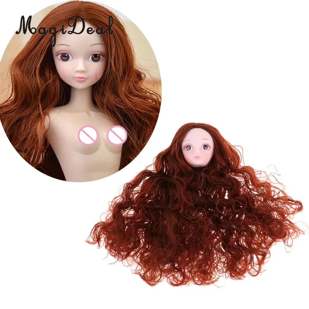 1/6 женские фигурки BJD золотисто-каштановые волосы сделай сам для DOD SD DD Dollfie |