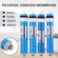 1pcs 5075100125gpd home kitchen reverse osmosis ro membrane replacement water system water filter purifier drinking treatment