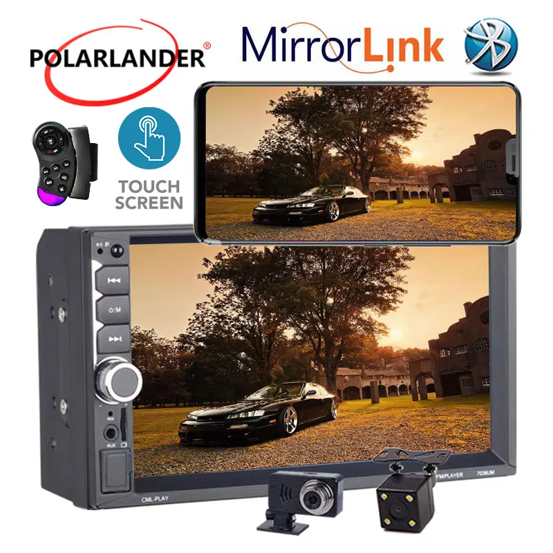 2 Din автомобильное радио 7 &quotHD Авторадио мультимедийный плеер сенсорный экран