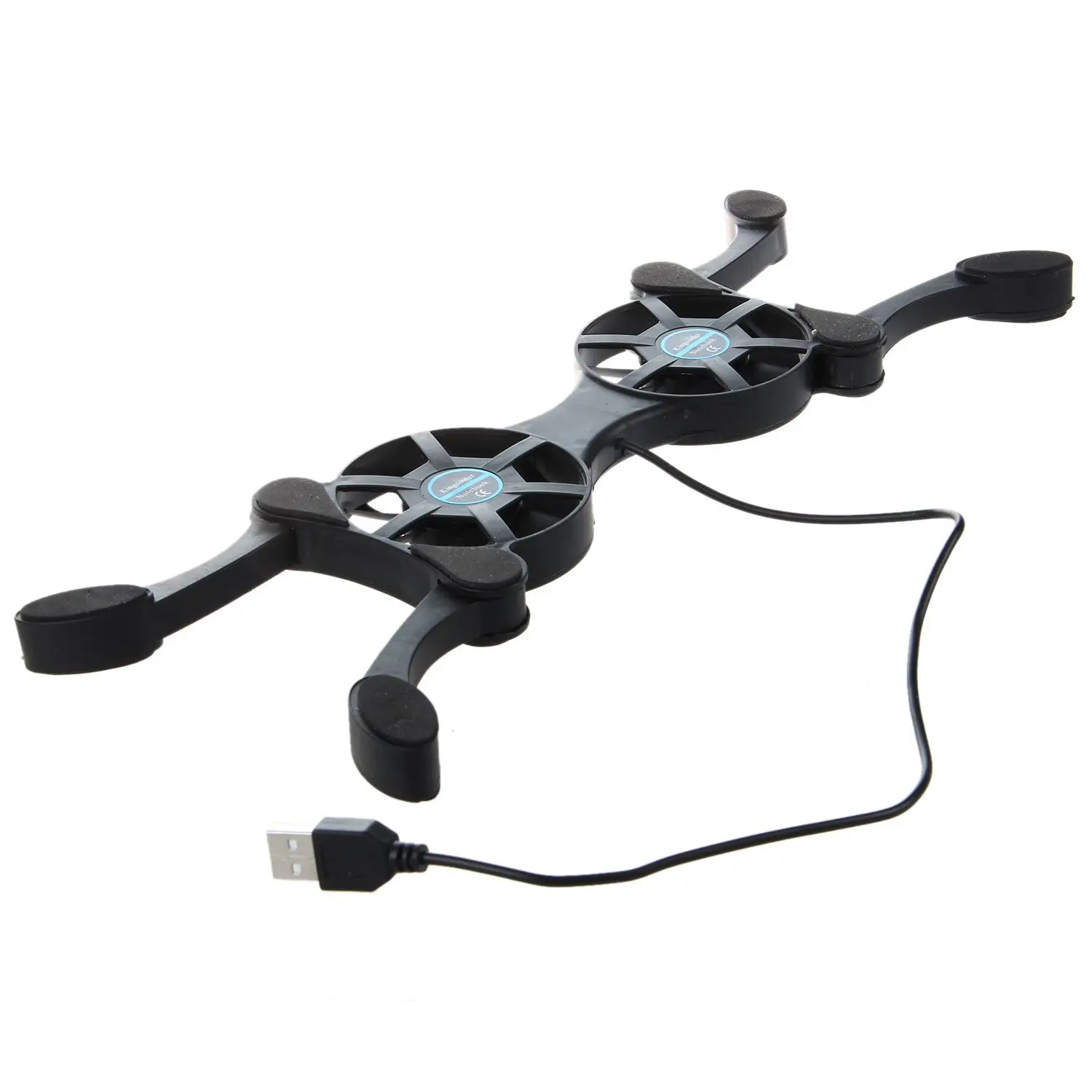 USB 2 0 Внешний ноутбук кулер Pad вентилятора черный|Охлаждающие подставки для