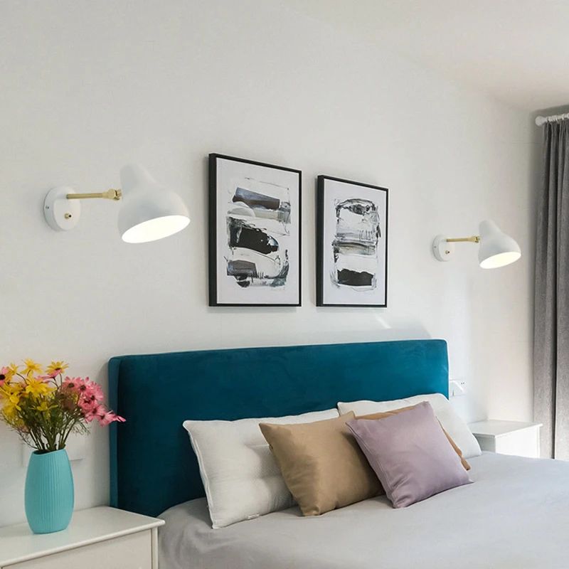 replica modern VL38 wall lights creative black/white AJ lamp led bedroom fixtures | Лампы и освещение