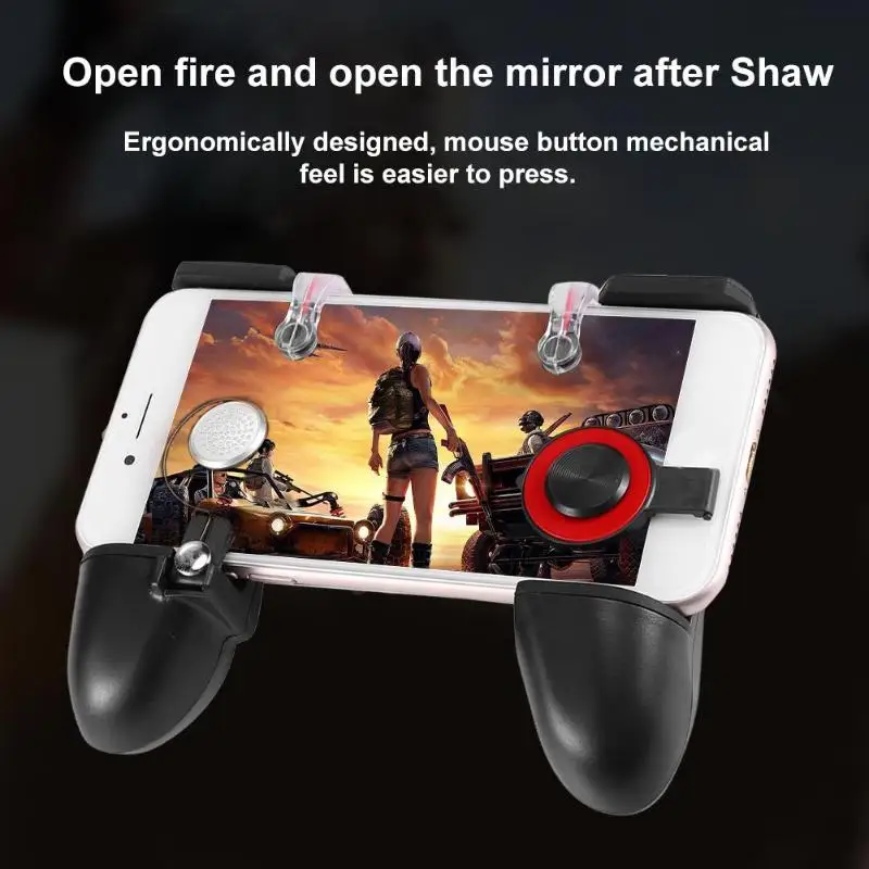 2 шт. 3 в 1 смартфон игровой джойстик ручка пожарный триггер Кнопка Aim Key R1L1 шутер