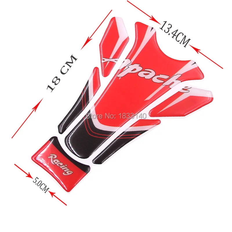 NEW 1Set Motorcycle Tank Pad Protector Sticker for TVS APACHE MJL-030 | Автомобили и мотоциклы