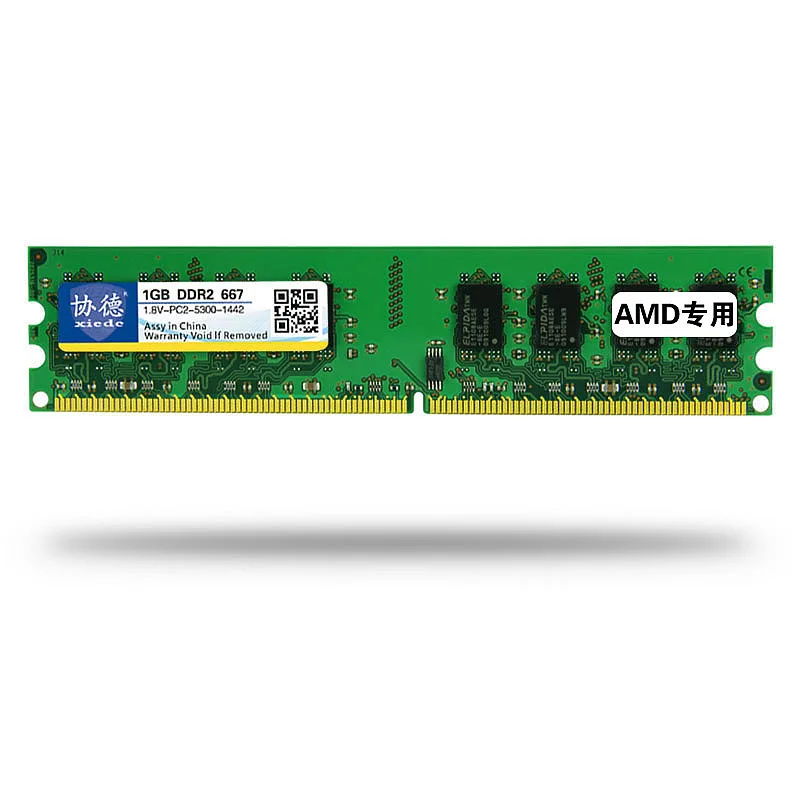 Xiede настольный компьютер оперативная память модуль Ddr2 667 Pc2 5300 240Pin Dimm