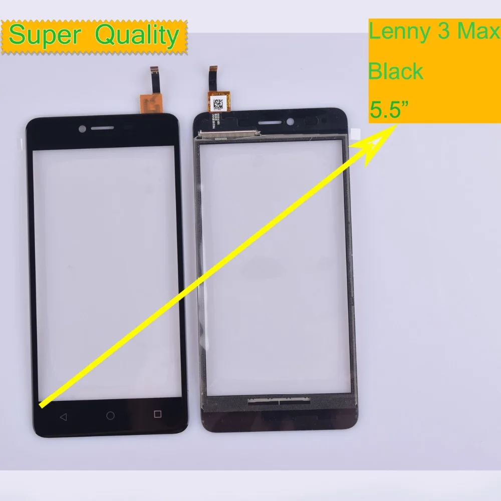 

10 шт./лот для Wiko Lenny 3 Lenny3 Max сенсорный экран Сенсорная панель дигитайзер передняя внешняя стеклянная Сенсорная панель Lenny 3 Max