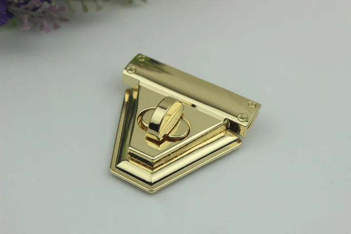 Аксессуары для чемоданов золотистая литая витая сумка с квадратным треугольным