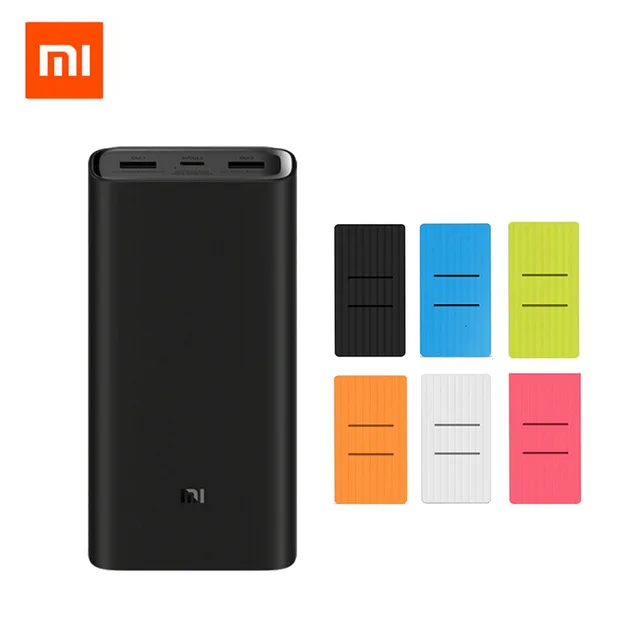 Оригинальный внешний аккумулятор Xiaomi 20000 мАч 2C портативное зарядное устройство