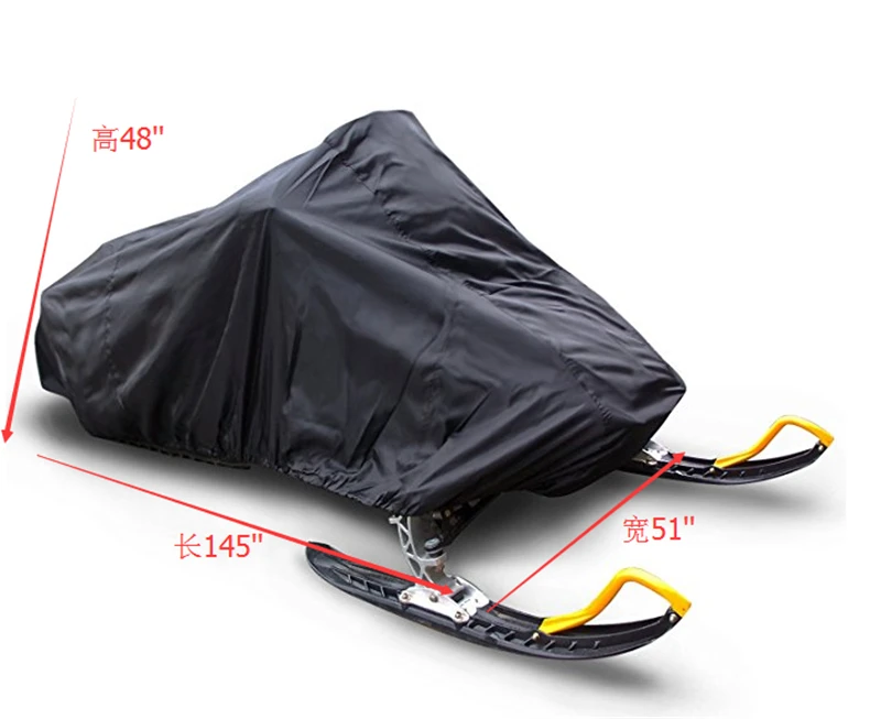 snowmobile cover waterproof dust trailerable sled cover storage anti uv all purpose cover winter motorcyle outdoor 368130121cm free global shipping