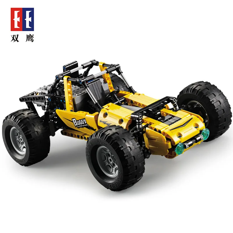 

522PCS CaDA Building Cad Blocks Car PUBG-Basset C51043 Model DIY RC Building Block Toy Car Gift