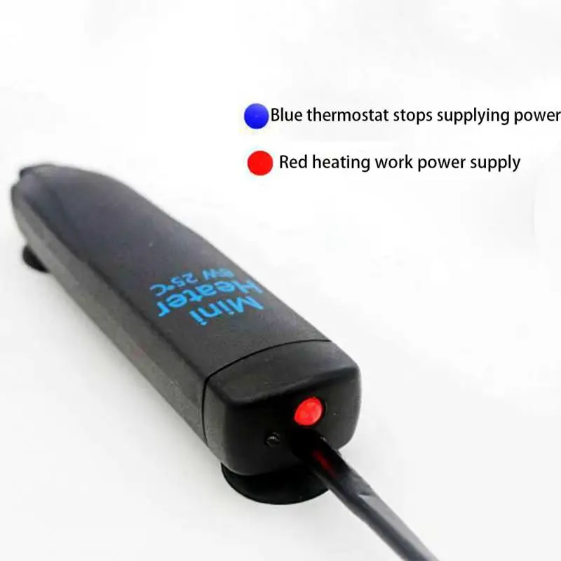 Mini Submersible Adjustable Temperature Thermostat Heater Rod Aquarium Fish Tank Water Heat 8/16W | Дом и сад