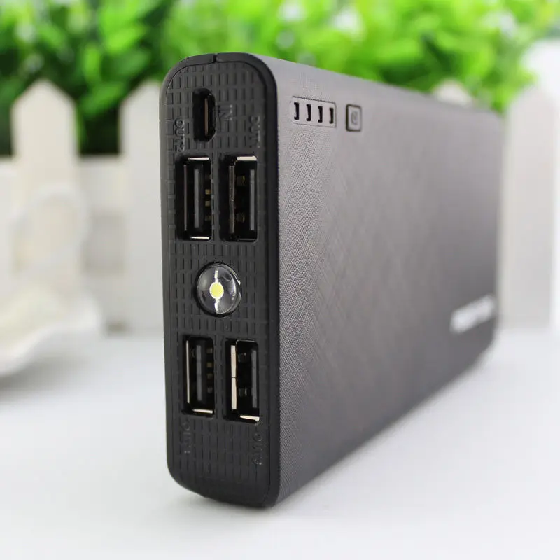 4 USB 50000 mAh переносной аккумулятор светодиодный внешний резервный зарядное