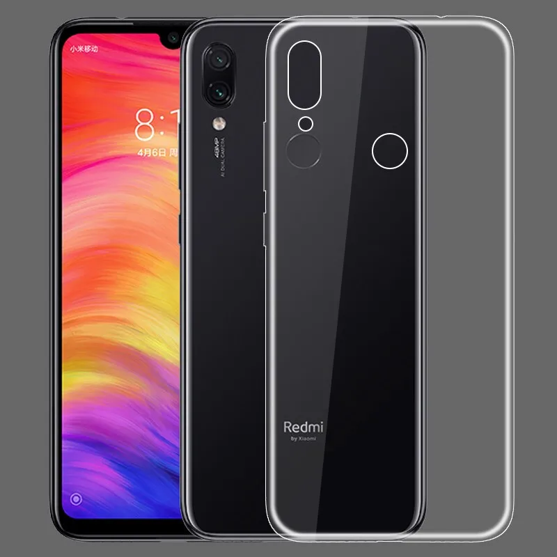 Case on Redmi Note 7 Clear Soft TPU Silicon Cover For Xiaomi F1 Mi8 8Lite 8SE 6X 5X Max3 2 6 5 4X 6A 5A 5Plus S2 |