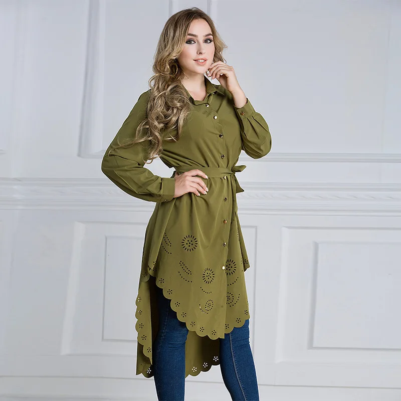 new women's clothing shirts long sleeve malaysia womens blouses plus size M-6XL SIZE 5207 | Женская одежда