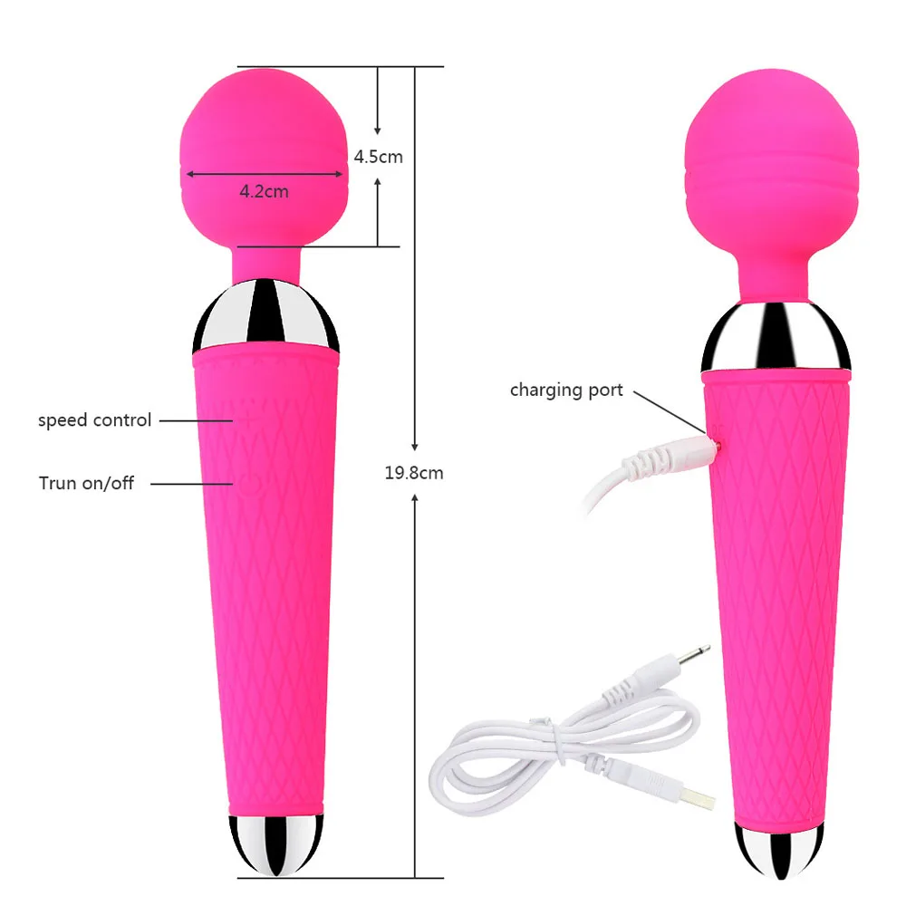 EXVOID сильной вибрации AV палочка вибратор Волшебная Вибраторы для женщин грудной