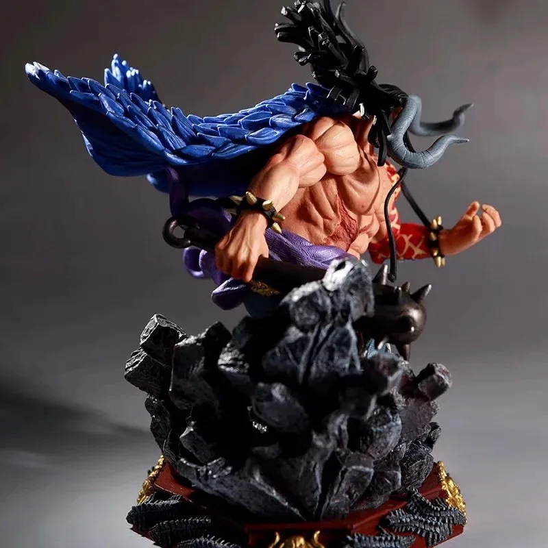 Одна деталь фигурка аниме модель Kaido четыре императора сцена база куклы