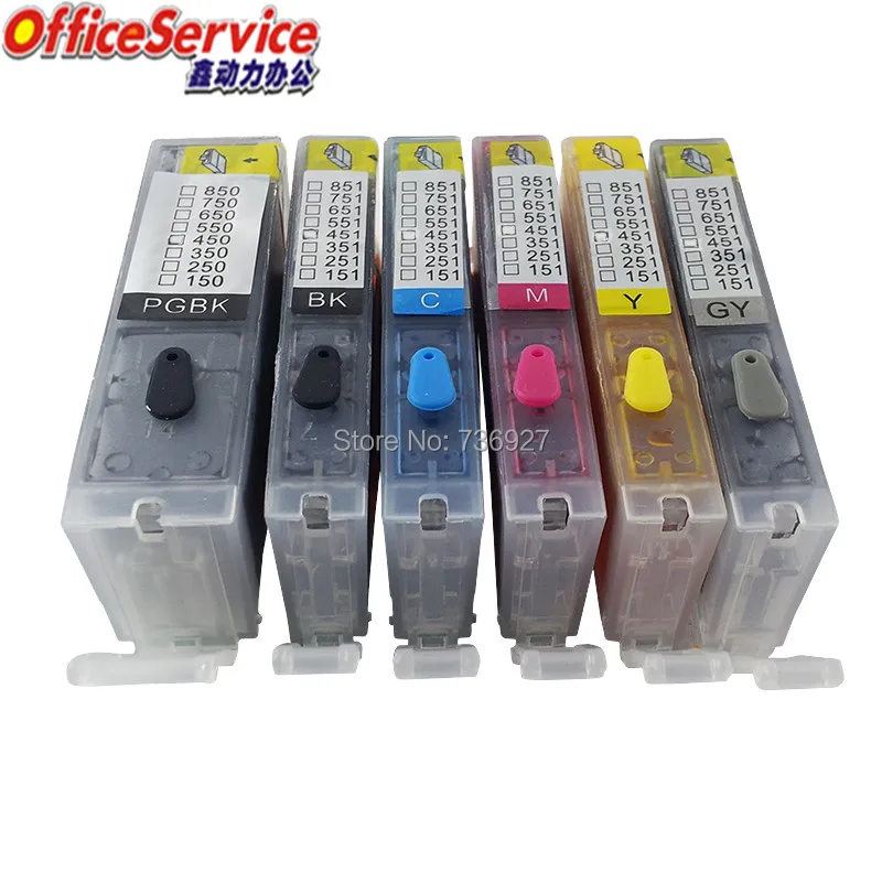 Чернильный картридж для Canon PIXMA MG6360 MG7160 MG7560 многоразовый Картридж струйного