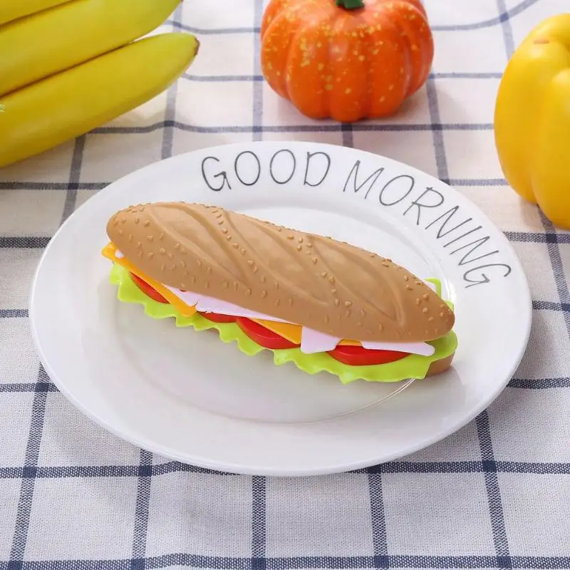 Игрушечная комбайн для гамбургера из АБС-пластика Кухонный детей в собранном