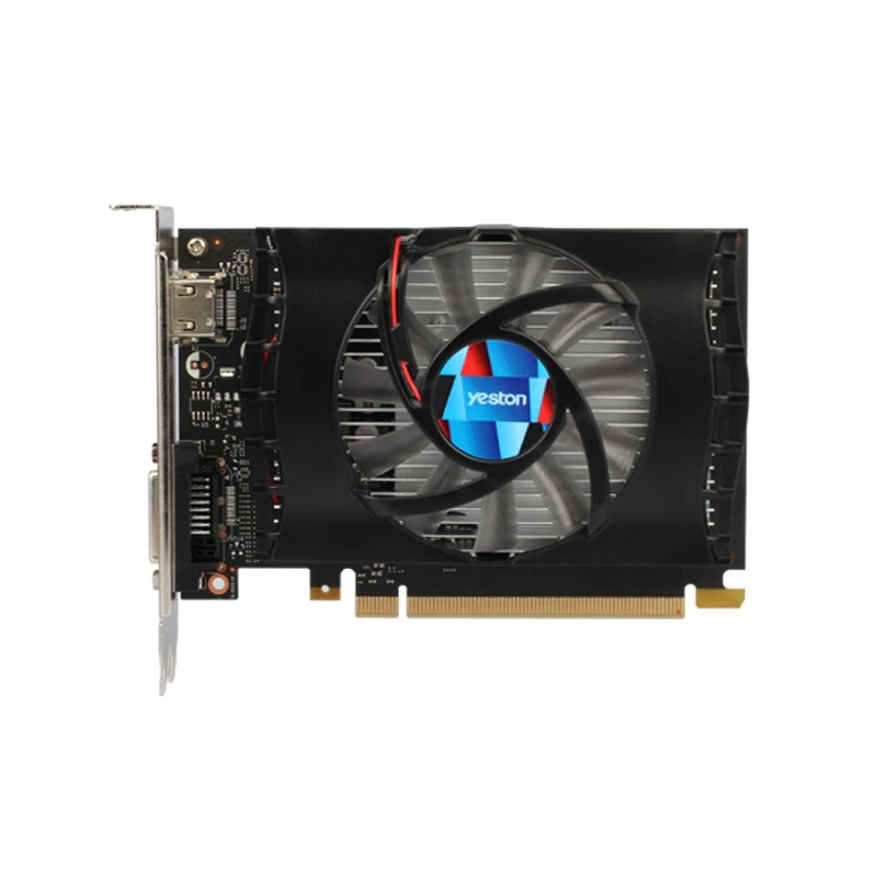 Yeston Geforce Gt 1030 2 ГБ Gddr5 видеокарты Nvidia Pci Express 3 0 настольный компьютер ПК видеоигровая