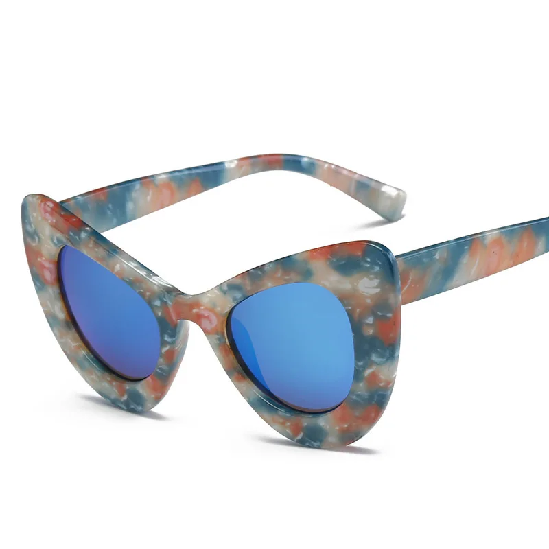 

2019 Girls Sun Glasses Retro Fashion Sunglasses Women Brand Designer Vintage Cat Eye Black Sunglasses Ladies Lady UV400 Oculos