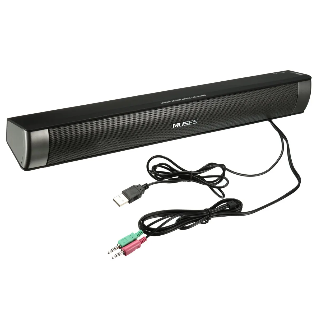 Проводная звуковая панель динамик HIFI бас стерео с USB AUX микрофон для компьютера ПК