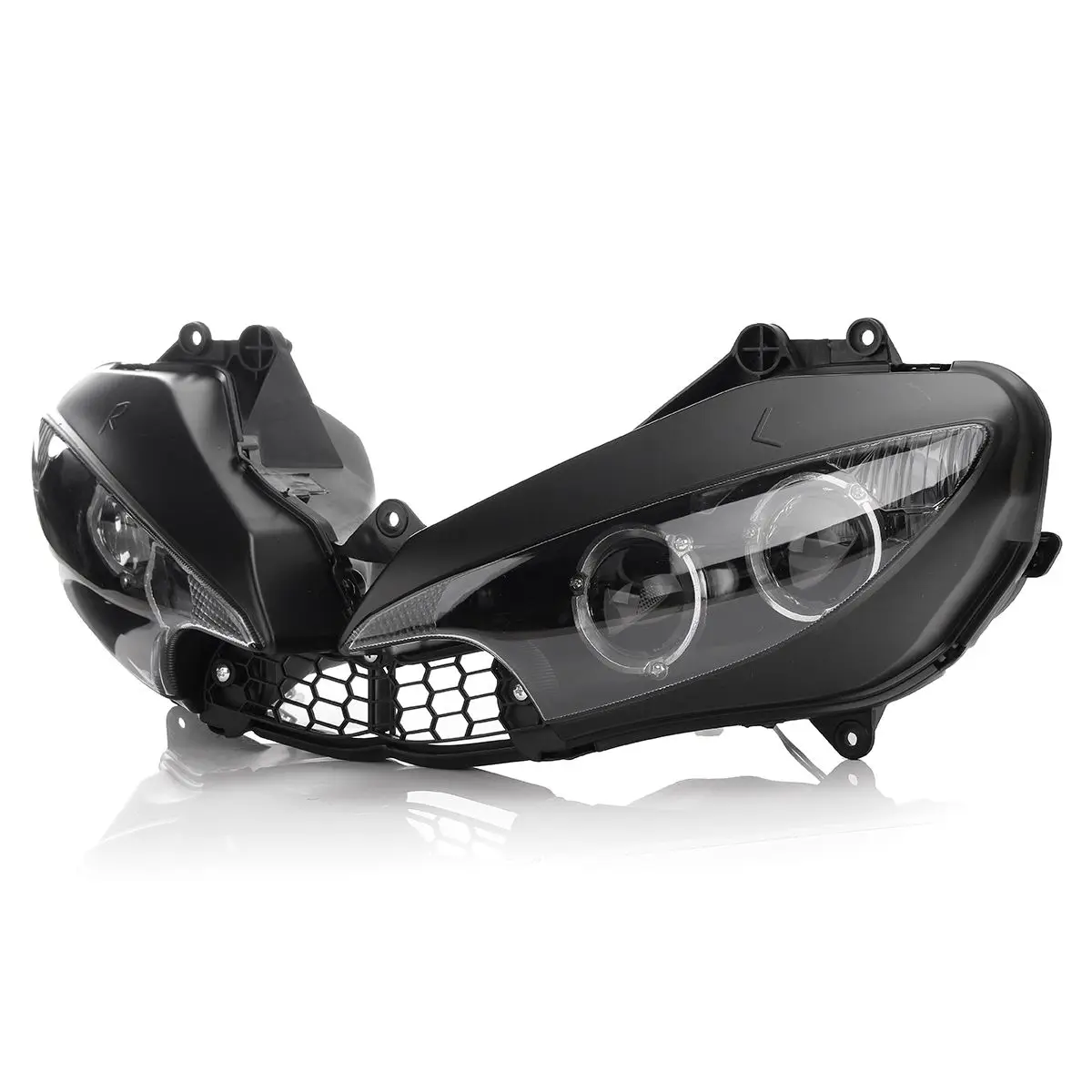 Для 2003 2005 Yamaha Yzfr6 Yzf R6 передняя фара мотоцикла прозрачная 2004 Стайлинг| |