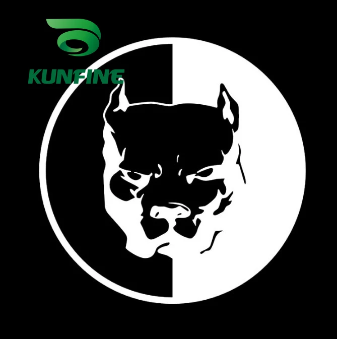 KUNFINE наклейка для стайлинга автомобиля Pitbull super hero стикер на машину с собакой