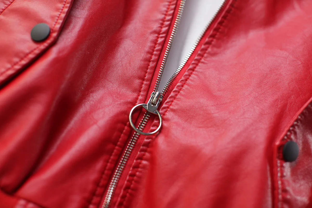 2019 Women Pu Leather Jacket Autumn Hooded Oversized Bomber Jackets Long Sleeve Fashion Short Baseball Coat Blouson Femme A9261 | Женская
