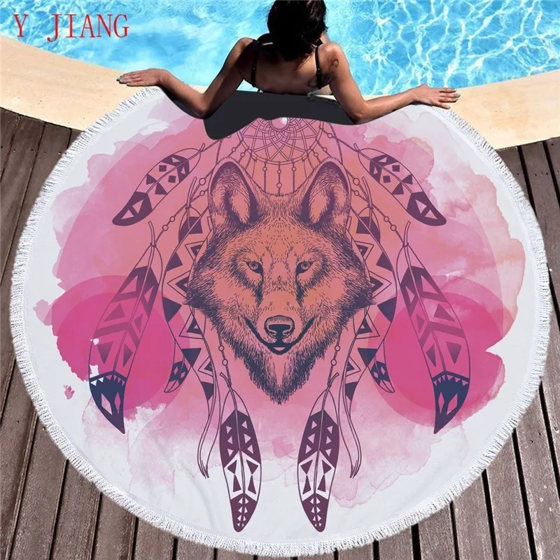 Полотенце из микрофибры полотенце для пляжа путешествий с кисточками взрослых и