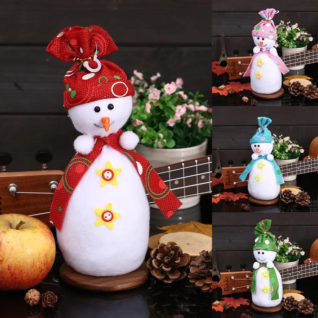 Festival Party Cute Christmas Santa Hang Snowman Printed Decor Ornaments Gift 24 cm/ 9.4 inch 1 x Bag | Дом и сад