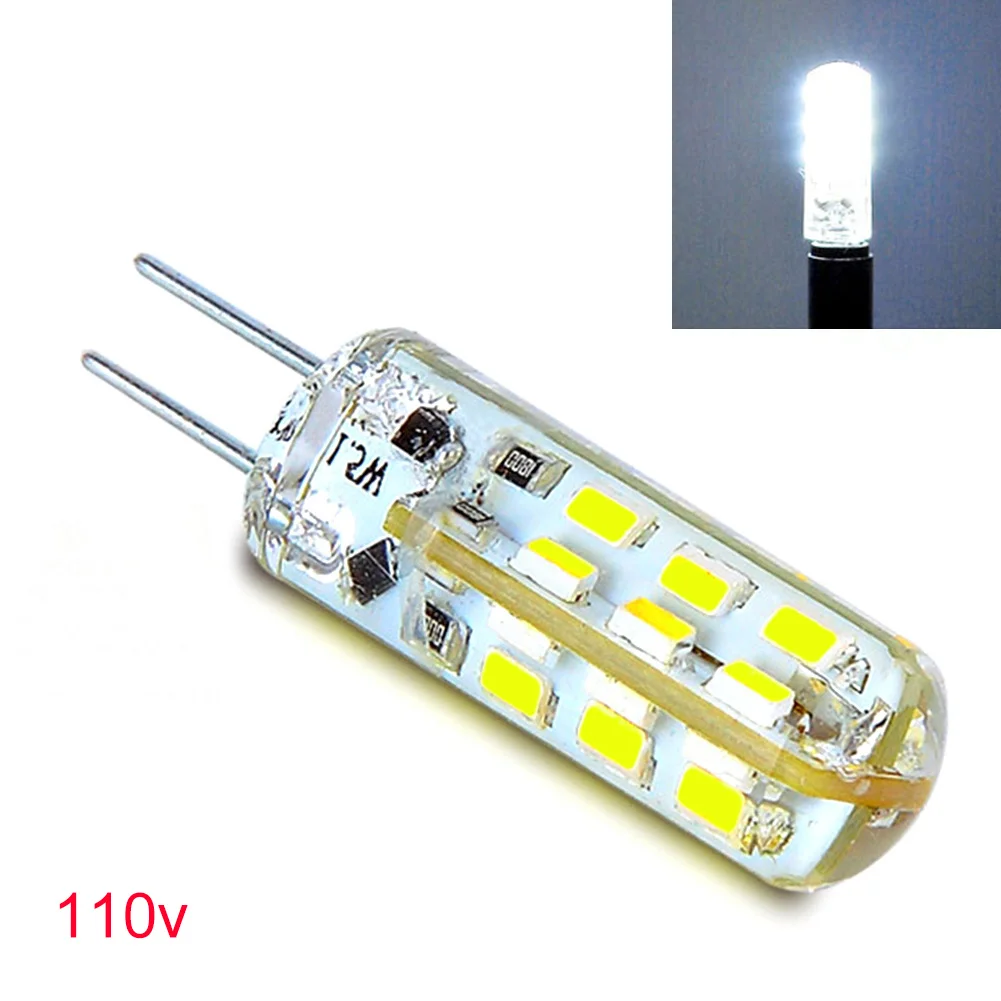 G4 24 светодиодный витые бусины SMD3014 пена лампы высокое Напряжение 110 V 220 теплый