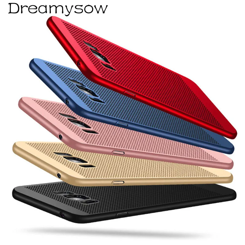 Breathable Cooling Case For Samsung Galaxy S10E S10 plus A50 M20 Note 5 8 9 J8//J6/J4/A6 A750 2018 A6plus J7 J700 J5 J500 2015 |