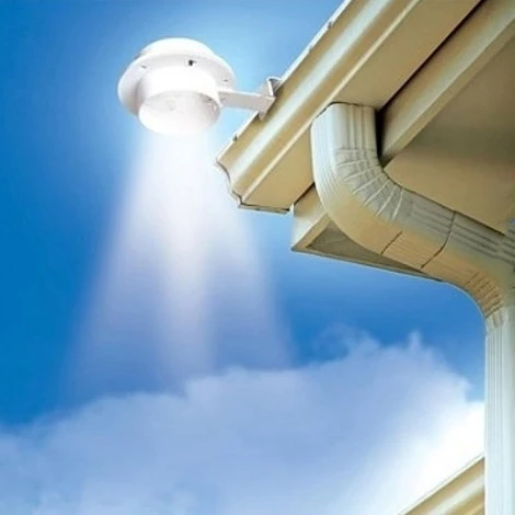 4 шт./компл.: Водостойкий светодиодный на солнечной энергии для забора водостоков