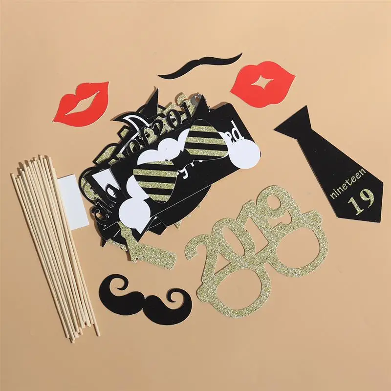 17 шт. Декорации для градаций DIY декоративные фото стенды Cardstock реквизит Выпускной