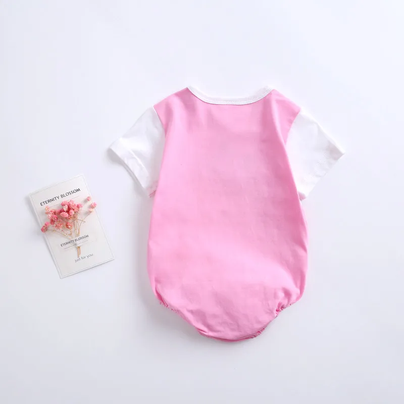 Summer Cool Baby Fruits Costumes Short Sleeved Rompers Strawberry/Banana/Pineapple/Watermelon Triangle Jumpsuits Cotton Clothing | Детская