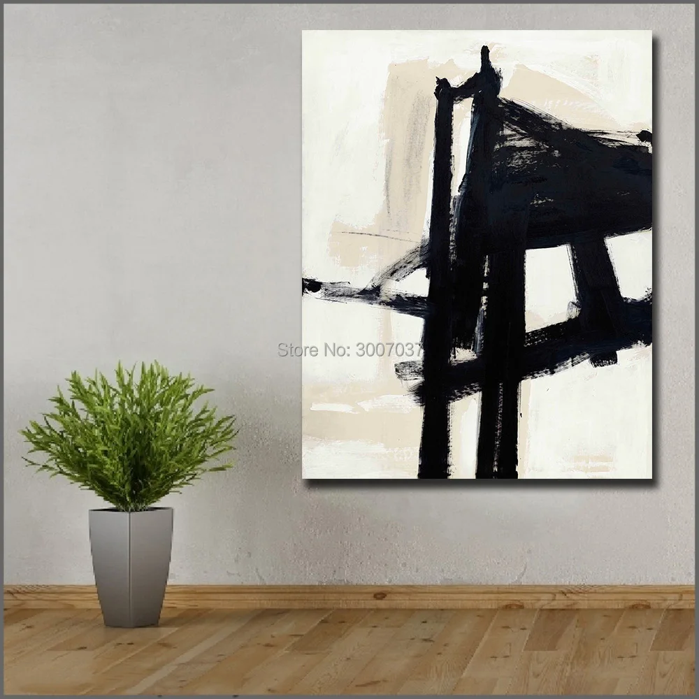 Kopen Groot Formaat Olieverf Franz Kline Licht Monteur Wall Art Canvas Schilderijen Foto 'S Voor Woonkamer En Slaapkamer Geen Frames