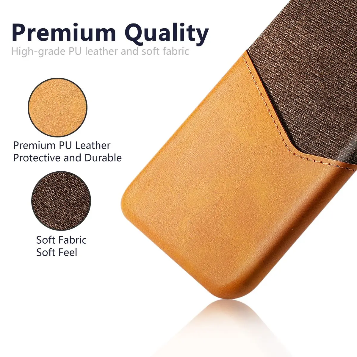 For Xiaomi Mi 9 Case Luxury Leather Card Holder Splicing Slim Anti-Scratch Fabric Cloth Hard PC Cover Mi9 6.39'' |