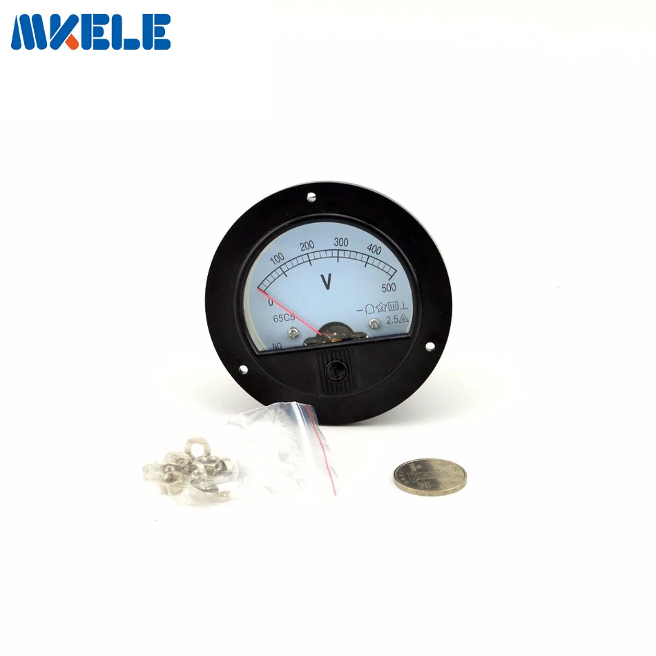 Новые поступления DC MK65C5 (500 В) Аналоговый вольтметр Аналоговая Панель тестер