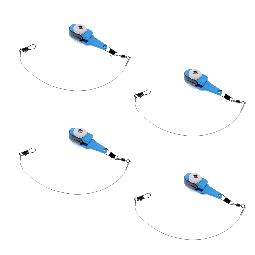 4 шт. из нержавеющей стали сверхмощные Троллинг зажимы Outrigger релиз Downrigger Power