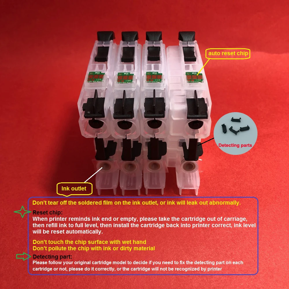 YOTAT многоразовый чернильный картридж LC121 для Brother DCP J552DW J752DW J132W J152W J172W MFC