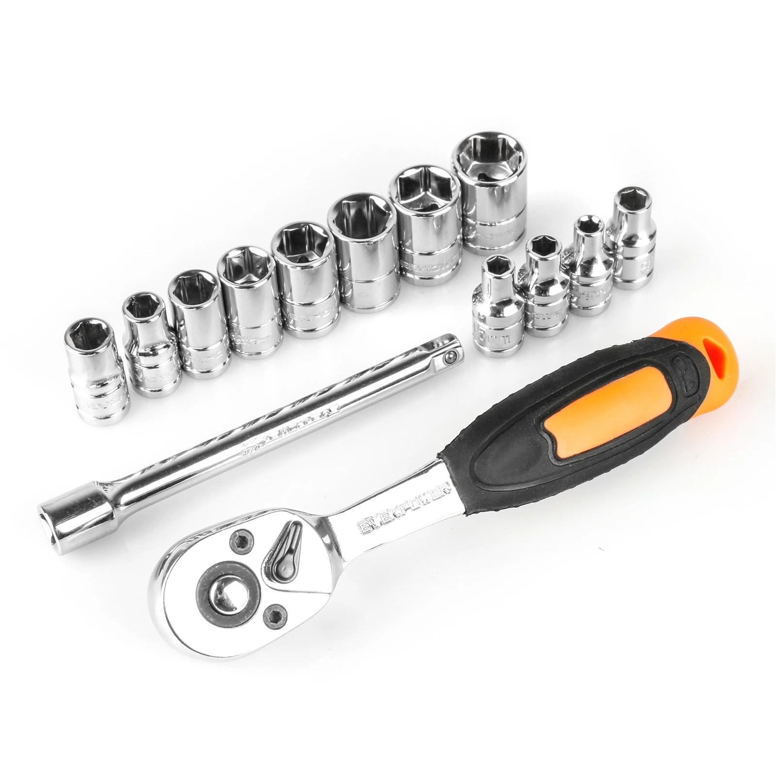 EVERPOWER 14 шт. комплект 1/4 ''торцевой ключ гаечный быстроразъемный ХРАПОВИК РУЧКА