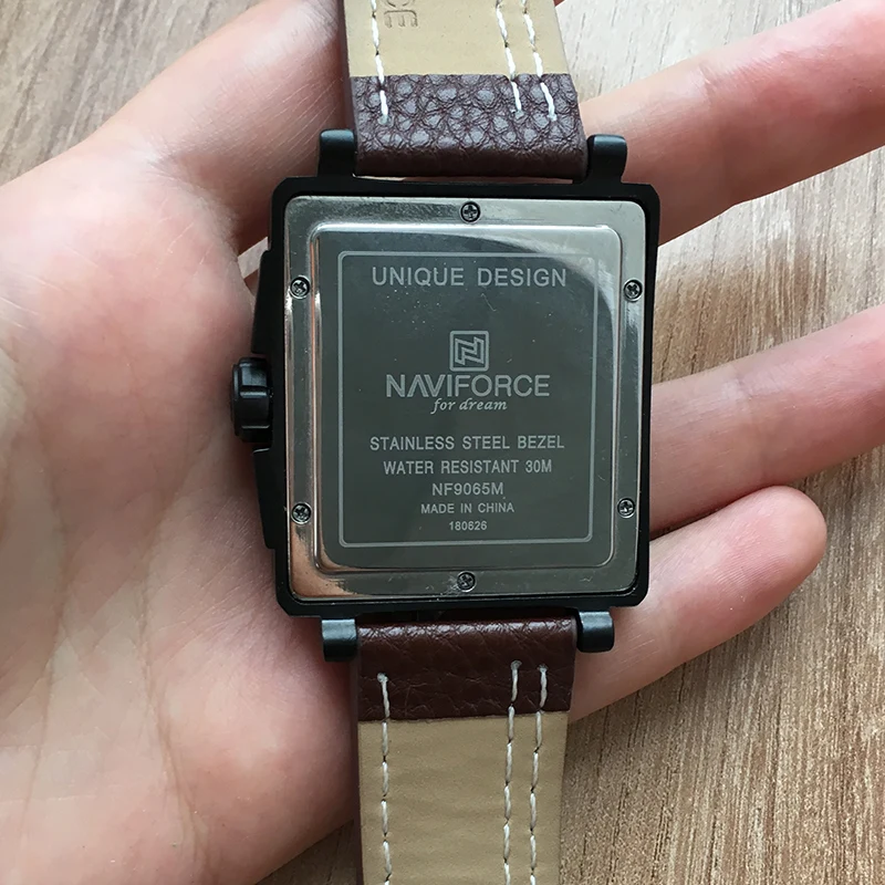 NAVIFORCE большой циферблат Для мужчин творческие спортивные часы Мода