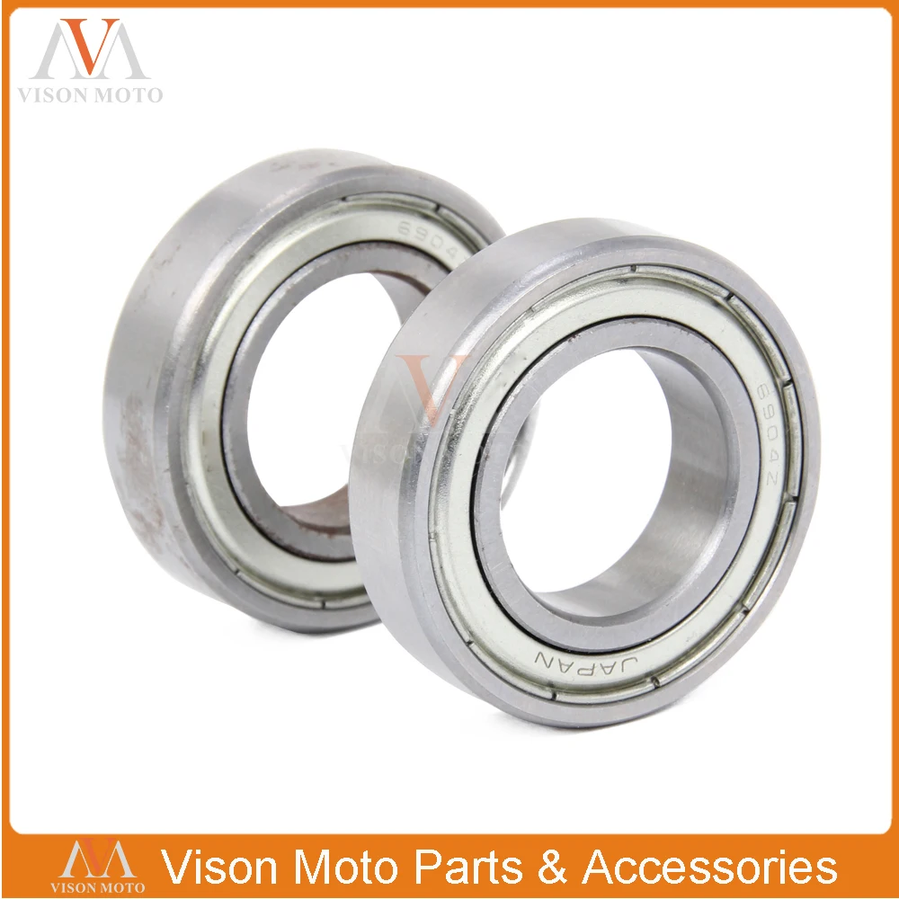 2PCS Front Wheel Hub Roller Bearing For CR CRF 125R 250R 450R 500R 250X 450X KX125 KX250 KXF KLX400 RM125 RM250 DRZ400SM RMZ250 |