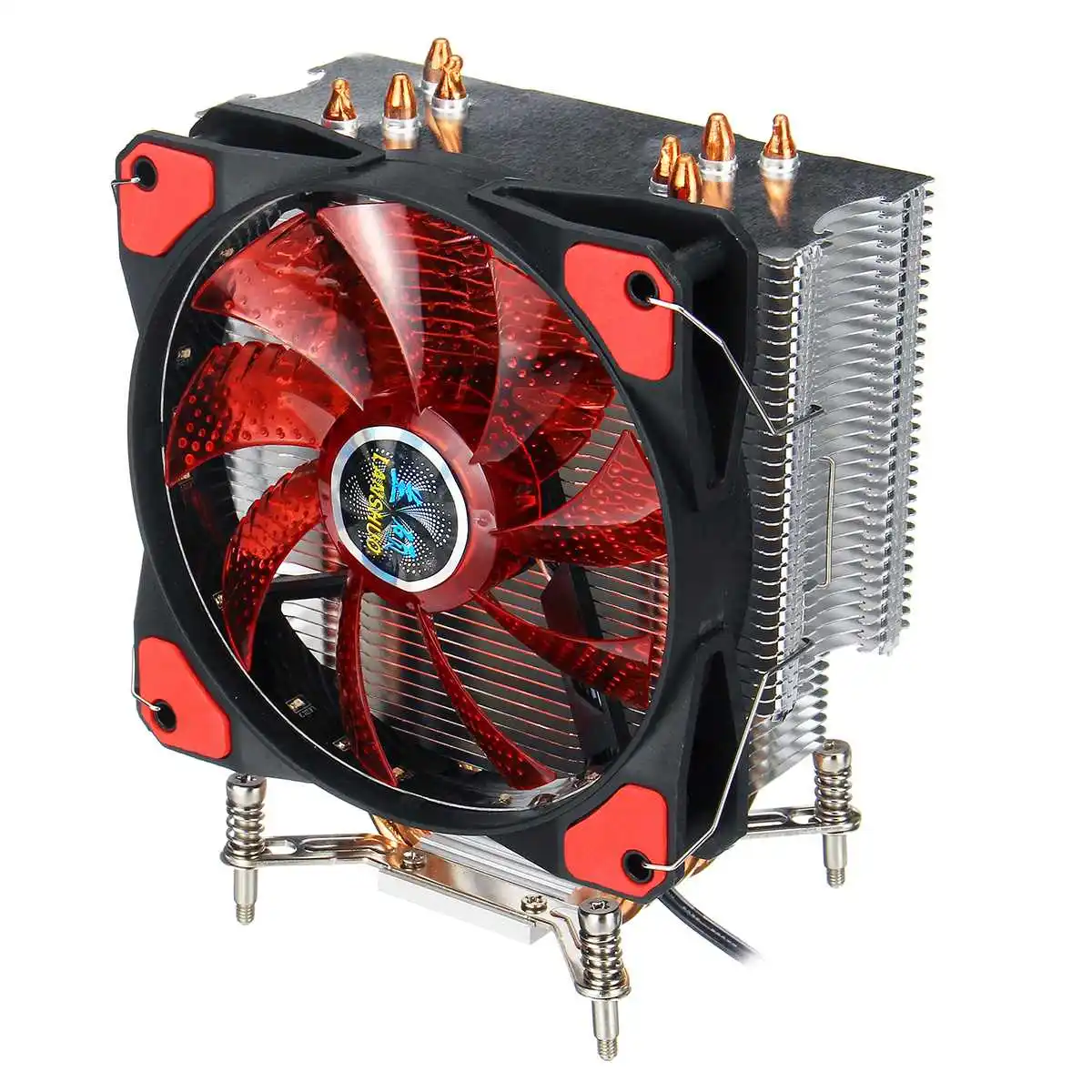 4 Heatpipe CPU кулер для Intel LGA 2011 12 см вентилятор Охлаждающий RGB ПК тихий Радиатор