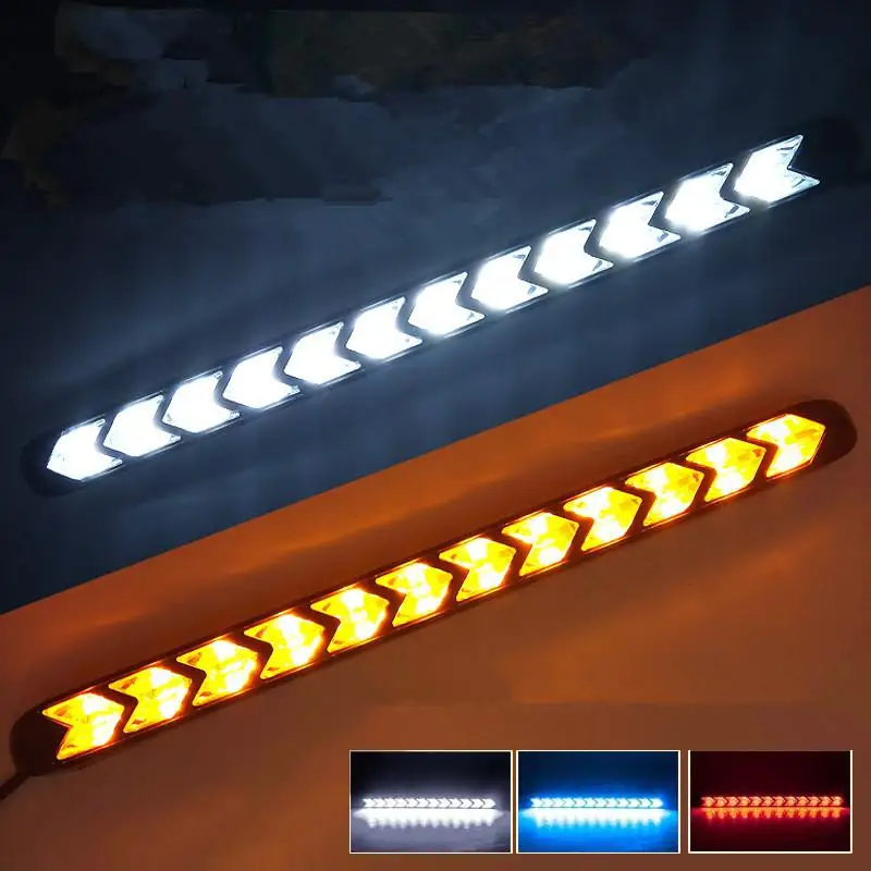 2 шт. автомобильный DRL Switchback светодиодный ленточный светильник головной