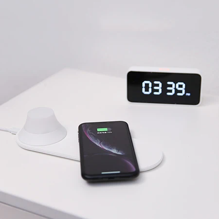 2019 Xiaomi Yeelight Intelligent беспроводной зарядное устройство с светодиодный ночник