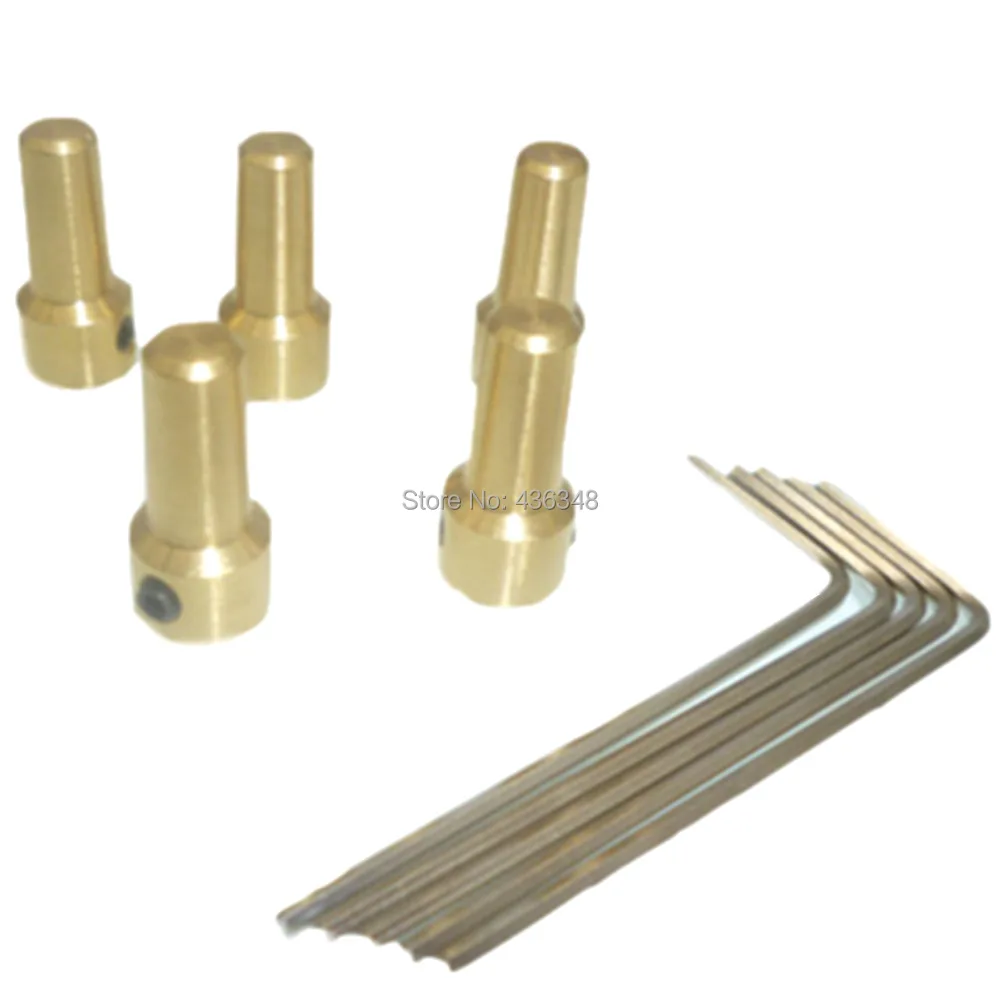 5 шт. латунный зажим вала электродвигателя 3 17 мм|Детали инструментов| |