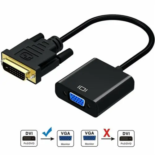 Кабель DVI VGA 1080p D 24 + 1 Pin штекер 15Pin гнездовой Активный адаптер конвертер|Кабели VGA| |