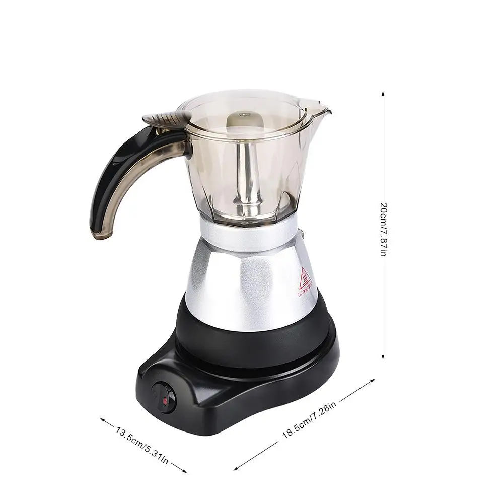 Электрический кофейник Moka большой емкости кофеварка для приготовления эспрессо