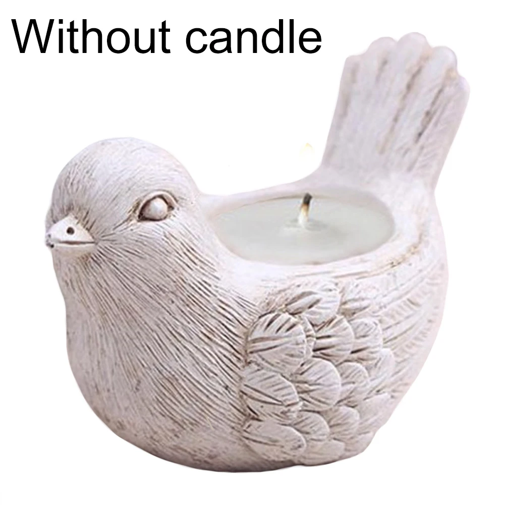 Слон птица ремесло подсвечники 3 мм Tealight украшения подсвечник держатель дома свадьба день рождения украшение#1213