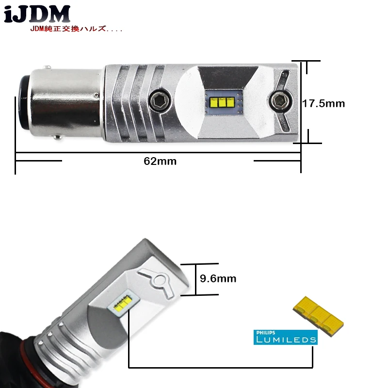 (2) 6000K ультра белая высокая мощность 6-SMD ed By Luxen светодиодные дневные ходовые